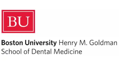 Boston University Henry M. Goldman School of Dental Medicine logo, representing advanced dental education and training.